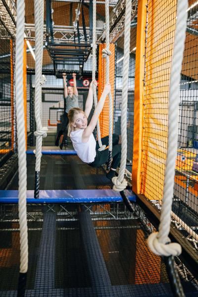 Ninja-Parcour mit Timersystem